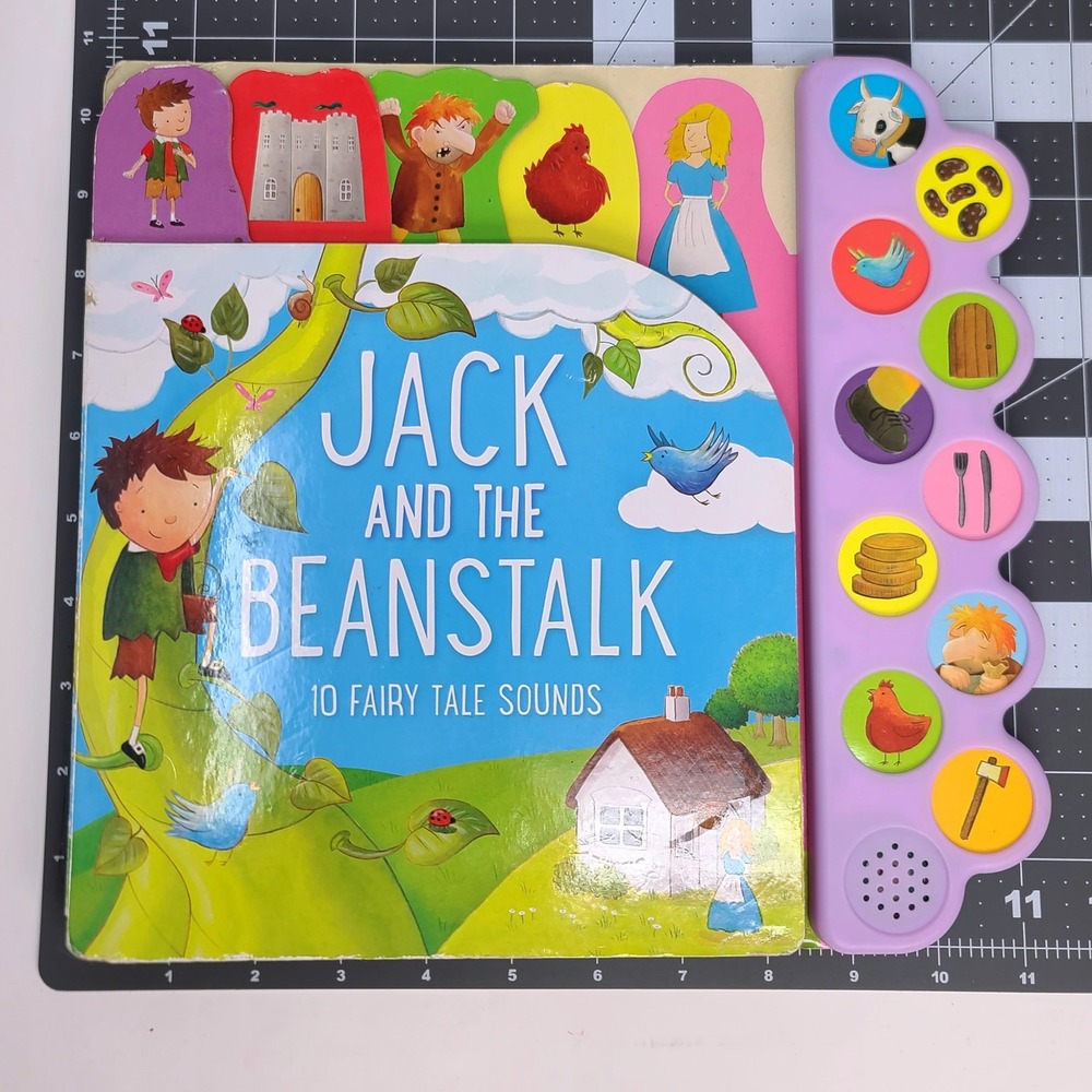 Cottage Door Press Jack and the Beanstalk SOUND Book Kids 10 Sounds 2018 WORKS